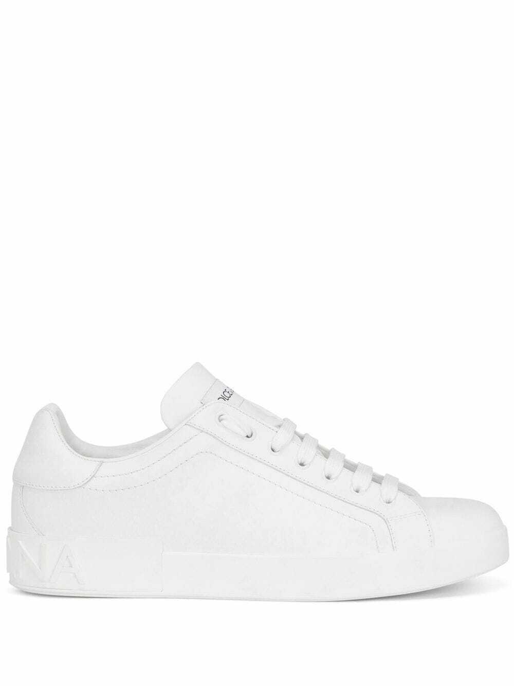 DOLCE & GABBANA - Portofino Leather Sneakers
