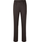 Brioni - Virgin Wool and Cashmere-Blend Suit Trousers - Brown