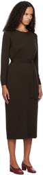 Max Mara Leisure Brown Scrivia Midi Dress