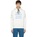 Double Rainbouu White Couch Surf Hoodie