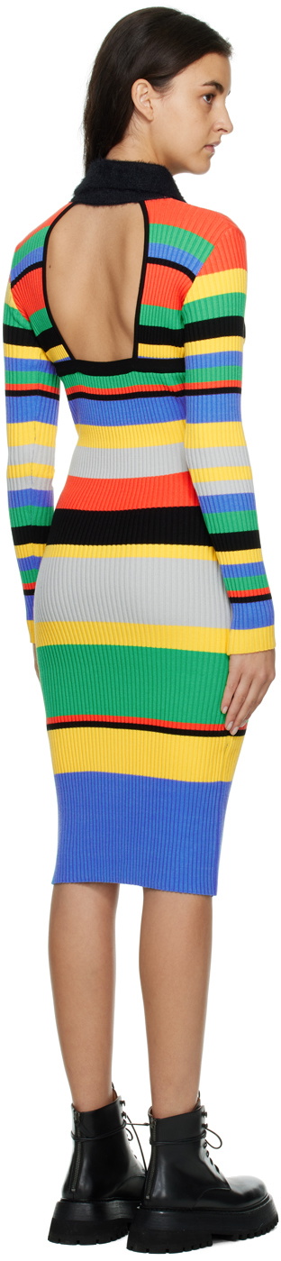 Andersson Bell Multicolor Striped Midi Dress