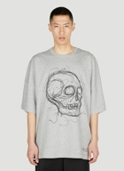 Alexander McQueen - Scribble Skull T-Shirt in Grey