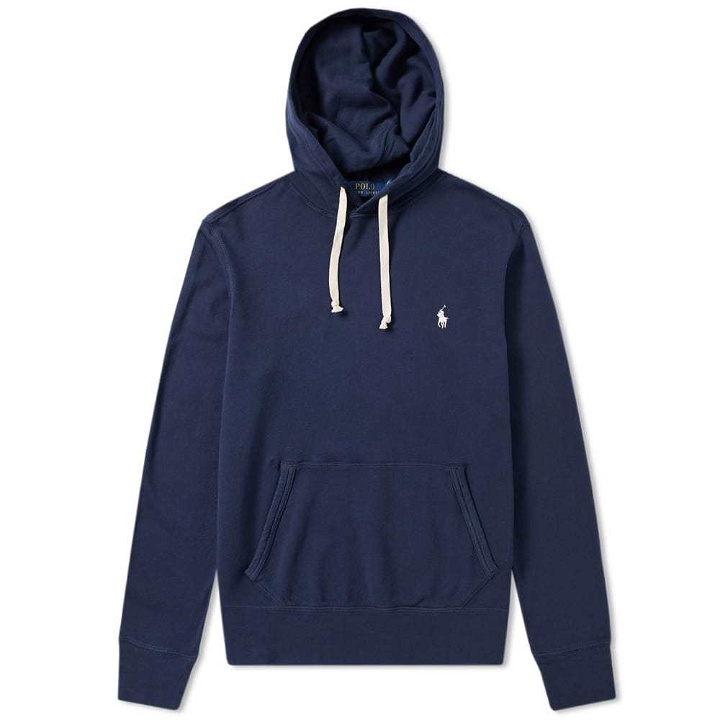 Photo: Polo Ralph Lauren Lightweight French Terry Popover Hoody Blue