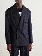 Officine Générale - Merrick Wool, Cashmere and Silk-Blend Suit Jacket - Blue