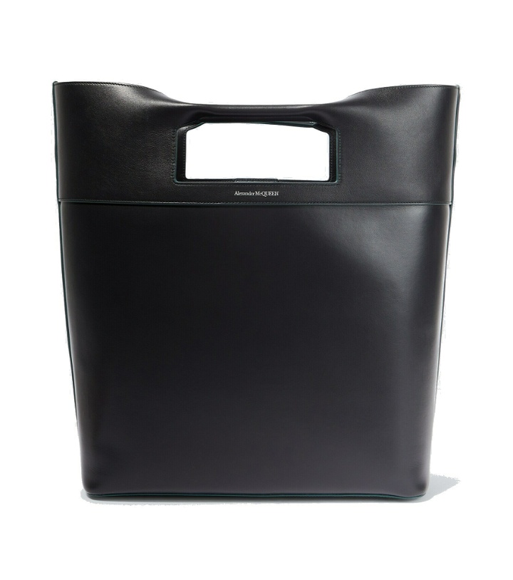 Photo: Alexander McQueen - Square Bow small leather tote bag