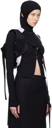 JOHANNA PARV Black Small Soft Leather Action Bag