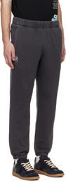 AAPE by A Bathing Ape Gray 'AAPENOW' Moonface Jogger Sweatpants