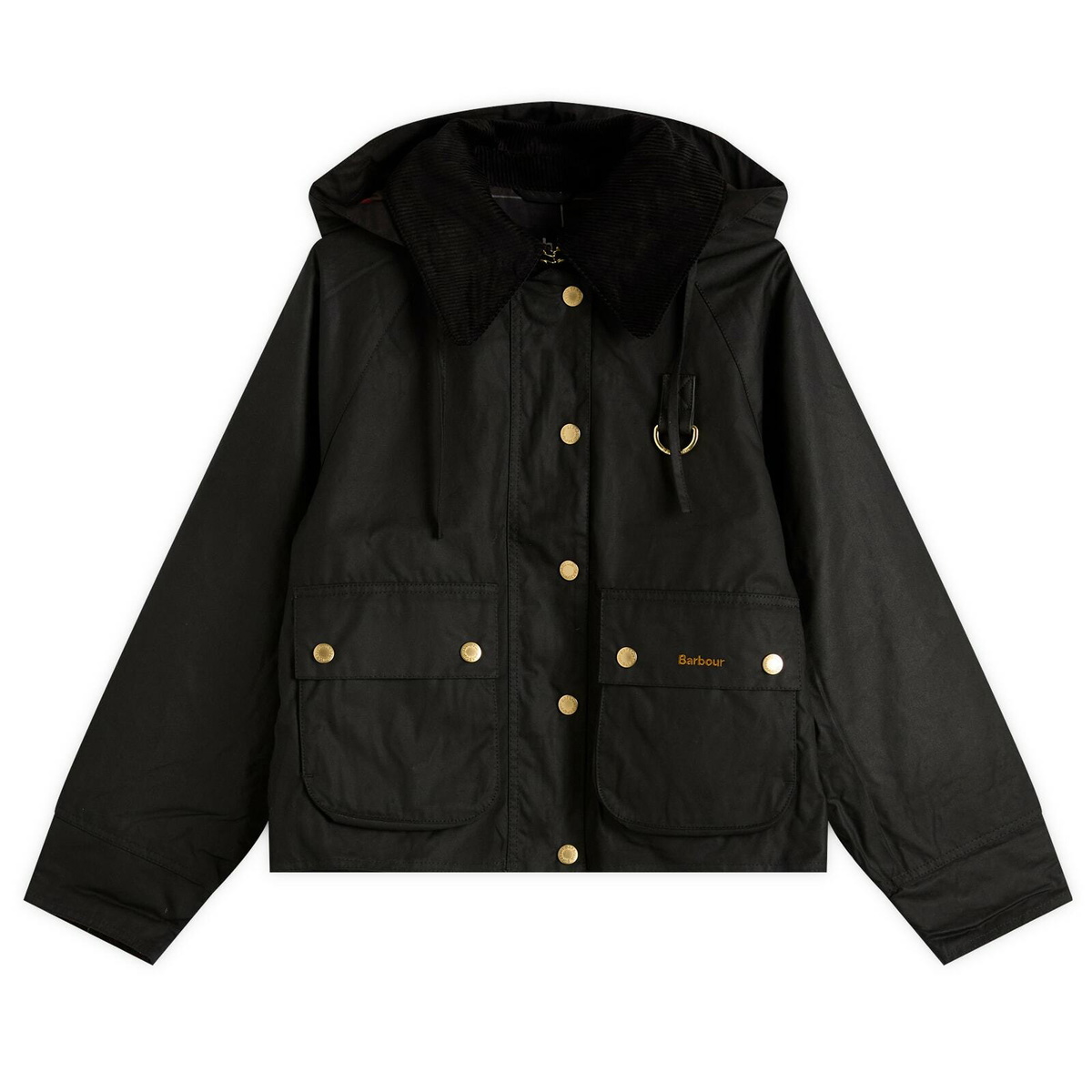 ウズラ　barbour alexa ジャケット Barbour Women's x Alexa Chung Short Blair Wax Jacket in Brown Barbour