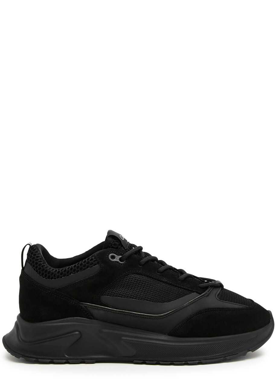 Cleens Essential Runner Evo Panelled Mesh Sneakers Black