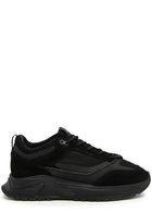 Cleens Essential Runner Evo Panelled Mesh Sneakers Black