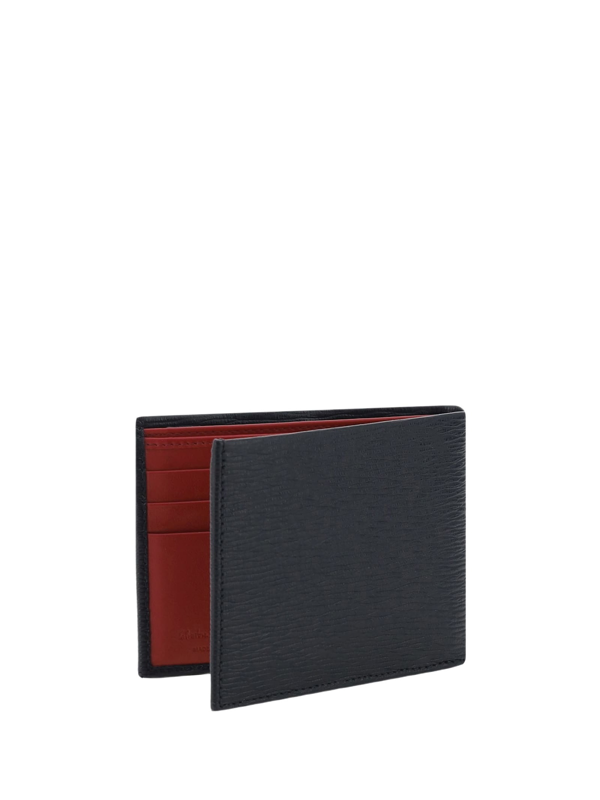 Ferragamo Brown Calf Leather Bos Taurus Wallet