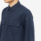 Wood Wood Men's Avenir Herringbone Shirt in Navy