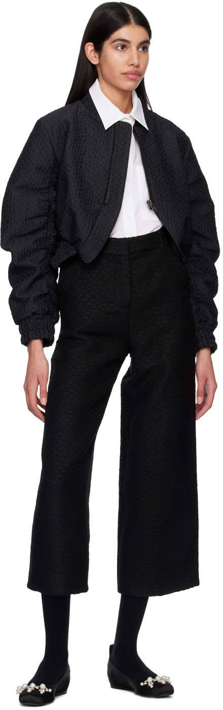 Cecilie Bahnsen Black Jaylee Trousers