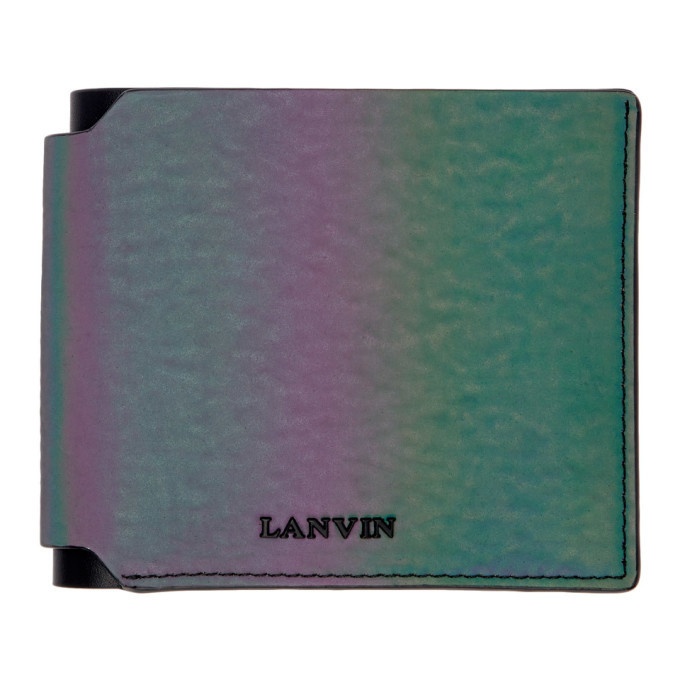 Photo: Lanvin Multicolor Iridescent Wallet