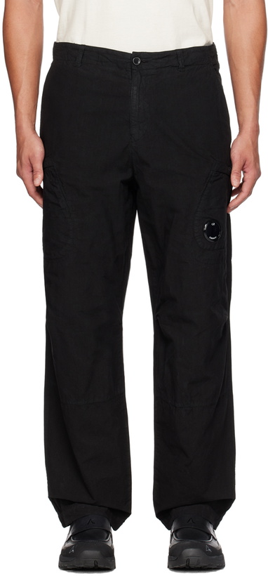 Photo: C.P. Company Black Ba-Tic Cargo Pants