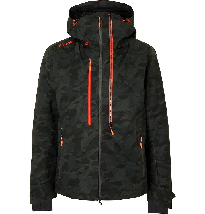 Photo: Phenix - Active Camouflage-Print Hooded Ski Jacket - Black