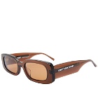Bonnie Clyde Show And Tell Sunglasses in Brown/Brown