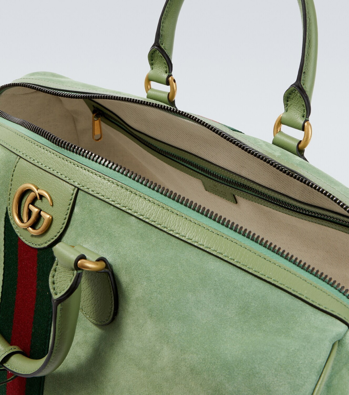 Gucci Gucci Savoy Medium suede duffel bag