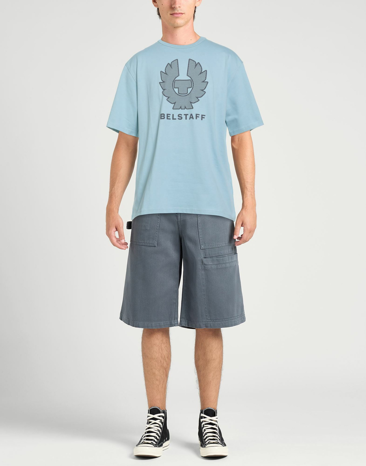 Belstaff Mens T-shirt Azure