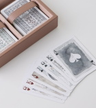 Brunello Cucinelli Leather playing card set and case