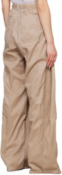 Y/Project Beige Pop-Up Trousers