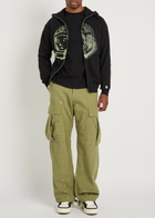 Billionaire Boys Club Printed Hooded Cotton Sweatshirt Black