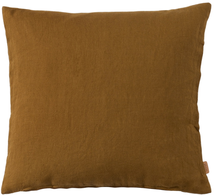 Photo: ferm LIVING Brown Linen Cushion