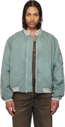 ALEXANDER DIGENOVA Blue RL-Bomber Jacket