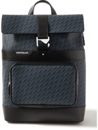 Montblanc - M_Gram 4810 Logo-Print Coated-Canvas and Leather Backpack