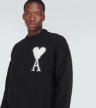 Ami Paris Ami de Cœur alpaca wool-blend sweater