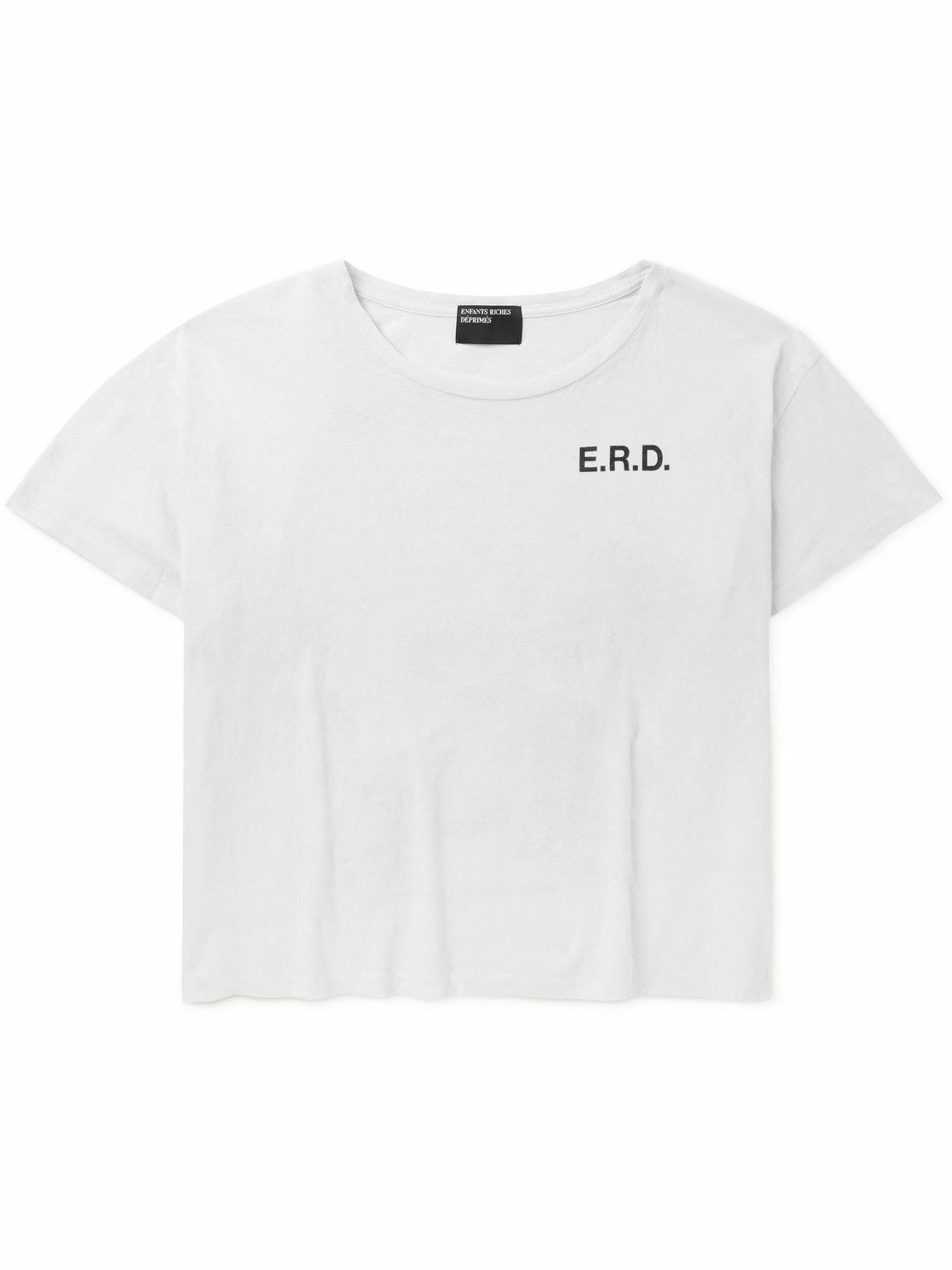 Enfants Riches Déprimés - A Public Apology Cropped Printed Cotton