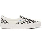 Vans - OG Classic LX Checkerboard Canvas Slip-On Sneakers - Men - Black