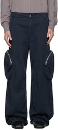 Eckhaus Latta Navy Pocket Cargo Pants
