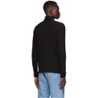 Sunnei Black Cashmere Zipped Sweater