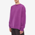 Studio Nicholson Men's Hemyl Lambswool Crew Knit in Foxglove