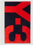 Y-3 - Logo Beach Towel in Red