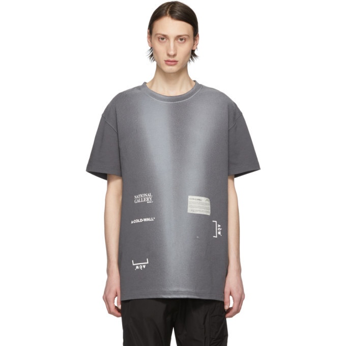 Photo: A-Cold-Wall* SSENSE Exclusive Grey National Gallery Crewneck T-Shirt