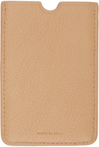 The Row Beige Classic Card Holder