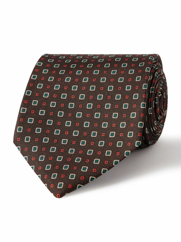 Photo: Drake's - HIM 8cm Printed Silk Tie