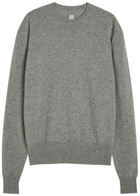 Toteme Classic Crew-neck Cashmere Jumper Grey