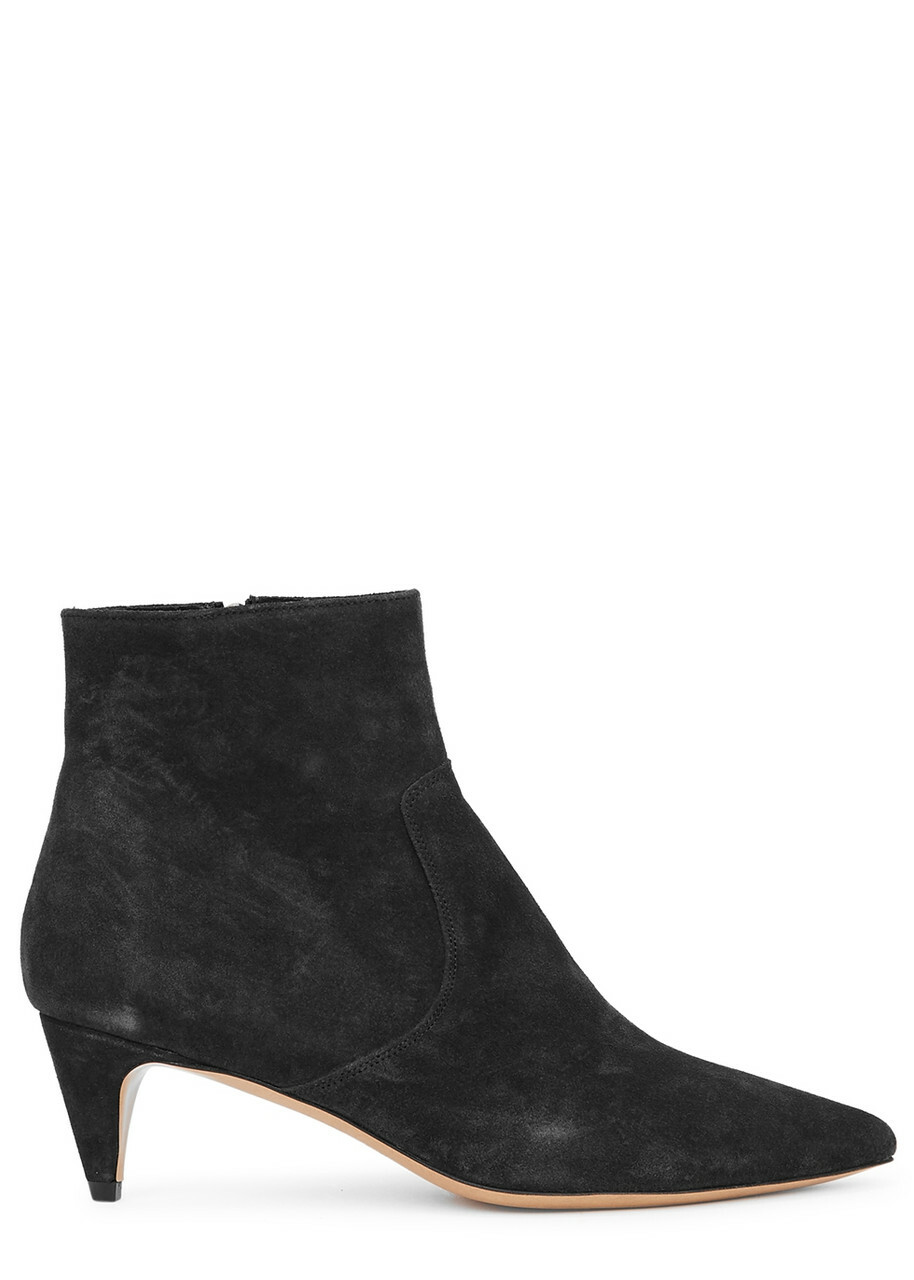 Isabel Marant étoile Derst 60 Suede Ankle Boots Black