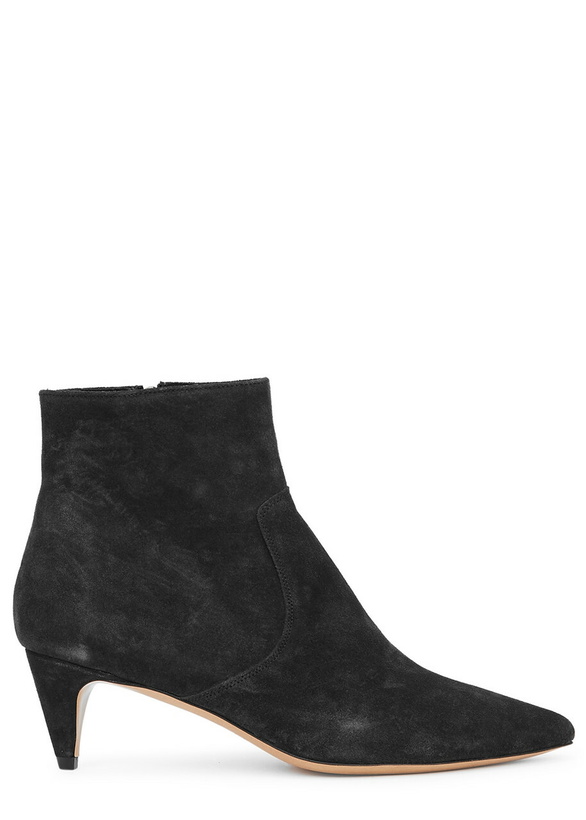 Photo: Isabel Marant étoile Derst 60 Suede Ankle Boots Black