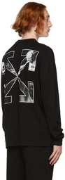 Off-White Black Caravaggio Arrows Long Sleeve T-Shirt