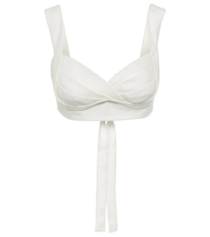 Photo: Zimmermann Natura linen bra top