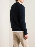 Richard James - Waffle-Knit Organic Cotton Sweater - Blue