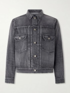Sacai - Beyondexx Distressed Denim Jacket - Gray
