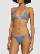 ZIMMERMANN August Lurex Ring Tie Bikini