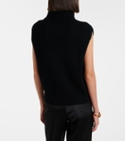 Jardin des Orangers Turtleneck wool and cashmere sweater vest