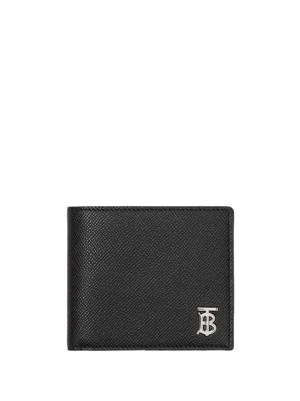 Leather wallet Burberry Burgundy in Leather - 32238179