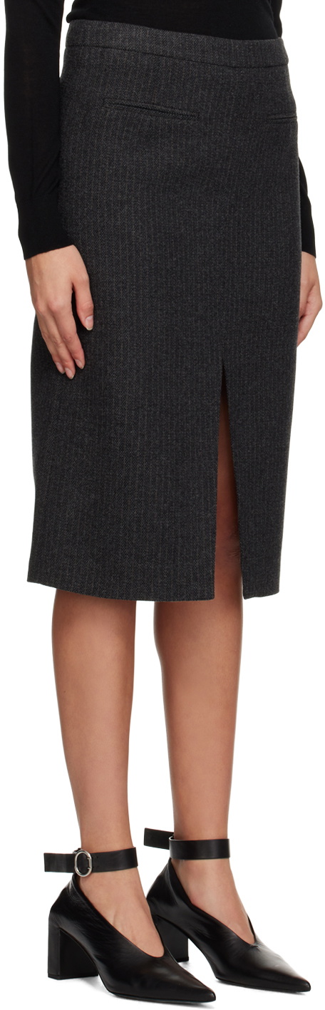 The Garment Gray Porto Midi Skirt